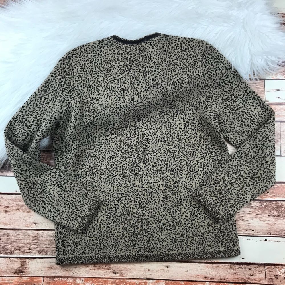 Orvis wool animal printed cardigan sweater button down - Picture 5 of 5